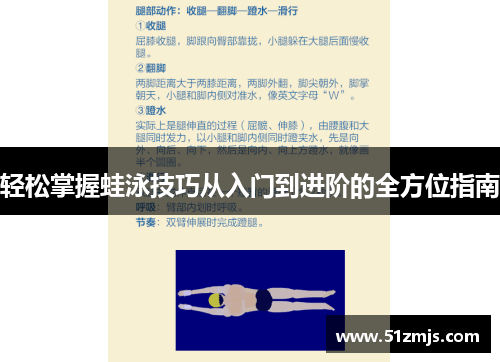 轻松掌握蛙泳技巧从入门到进阶的全方位指南